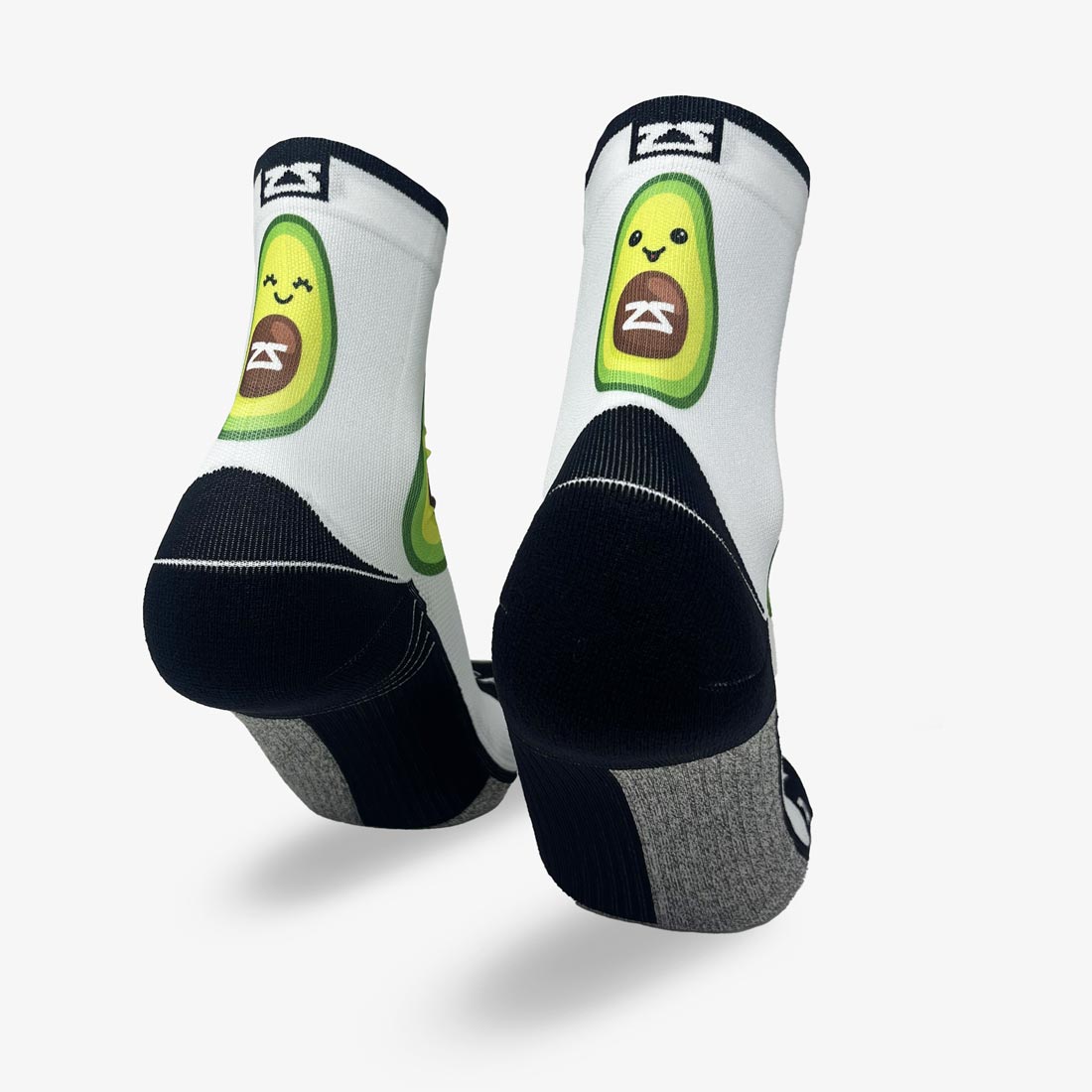 Large Avocado Running Socks (Mini-Crew)