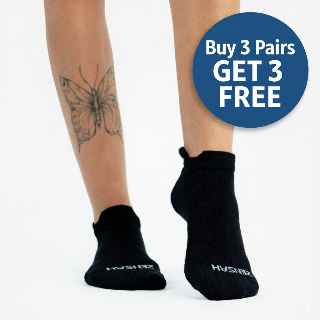 Alpaca Tab Running Socks (No Show)