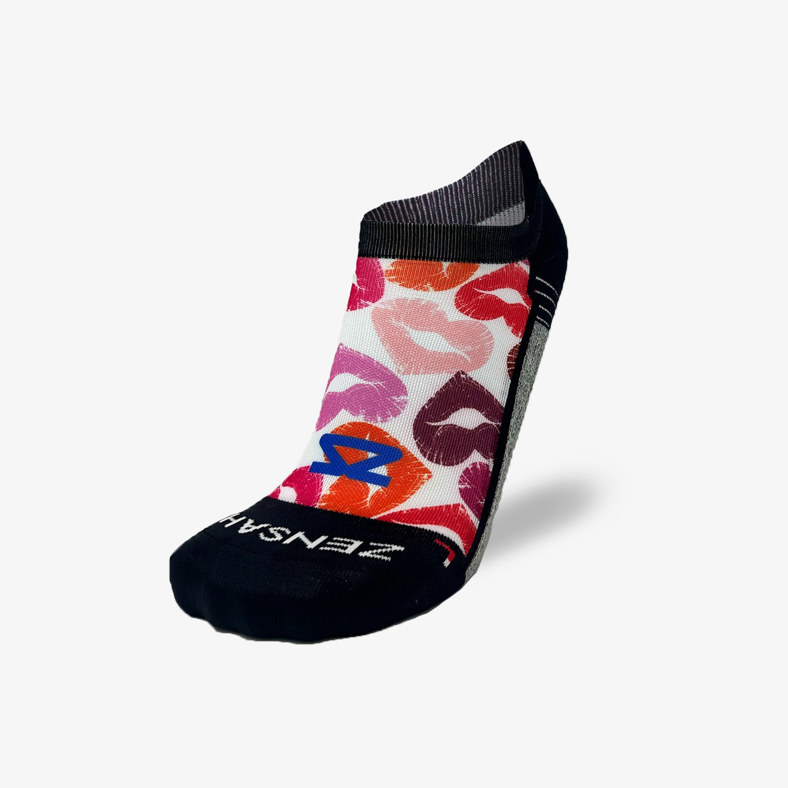 Heart Kisses Running Socks (No Show)