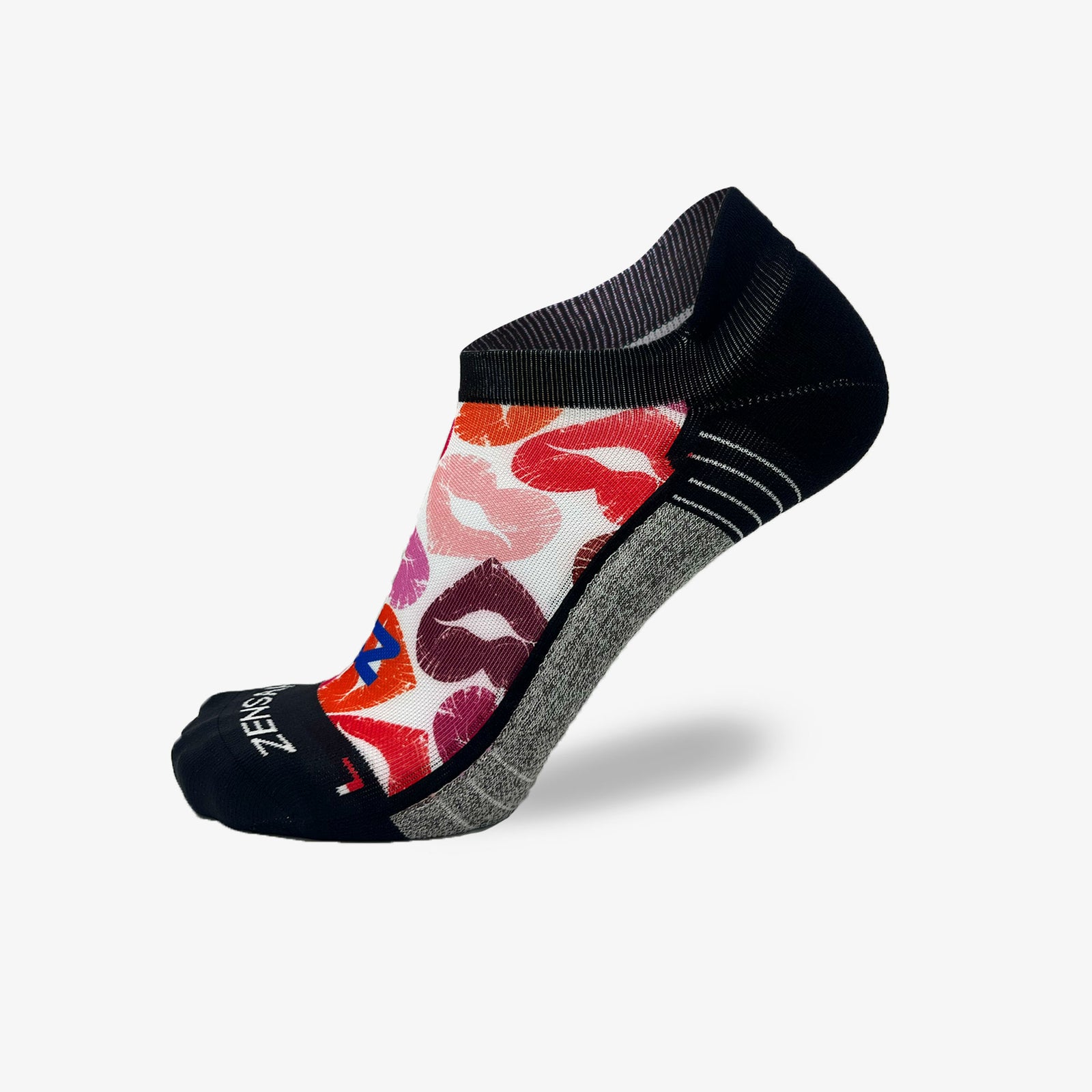 Heart Kisses Running Socks (No Show)