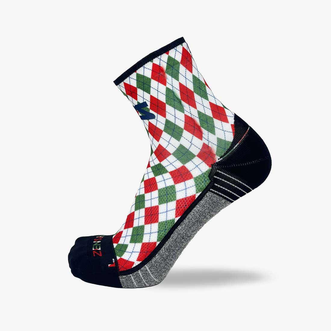 Holiday Argyle Socks (Mini-Crew)Socks - Zensah