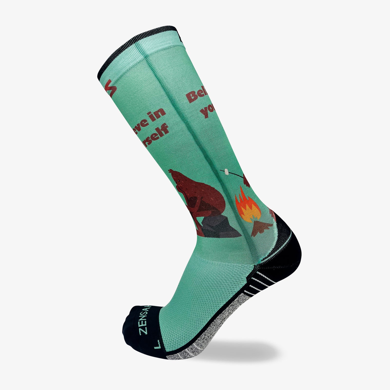 Bigfoot Believe in Yourself Compression Socks (Knee-High)