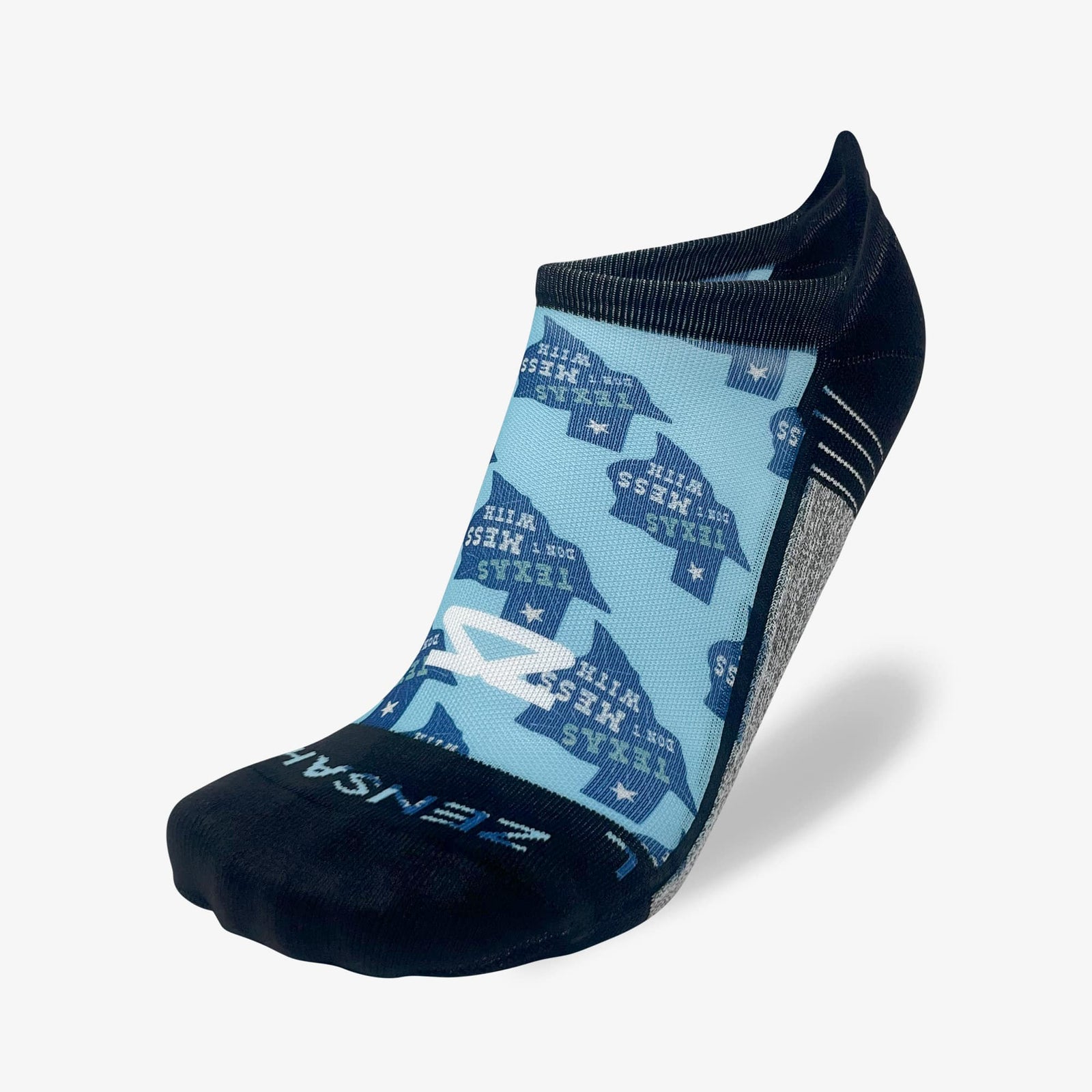 Don't Mess with Texas Running Socks (No Show)