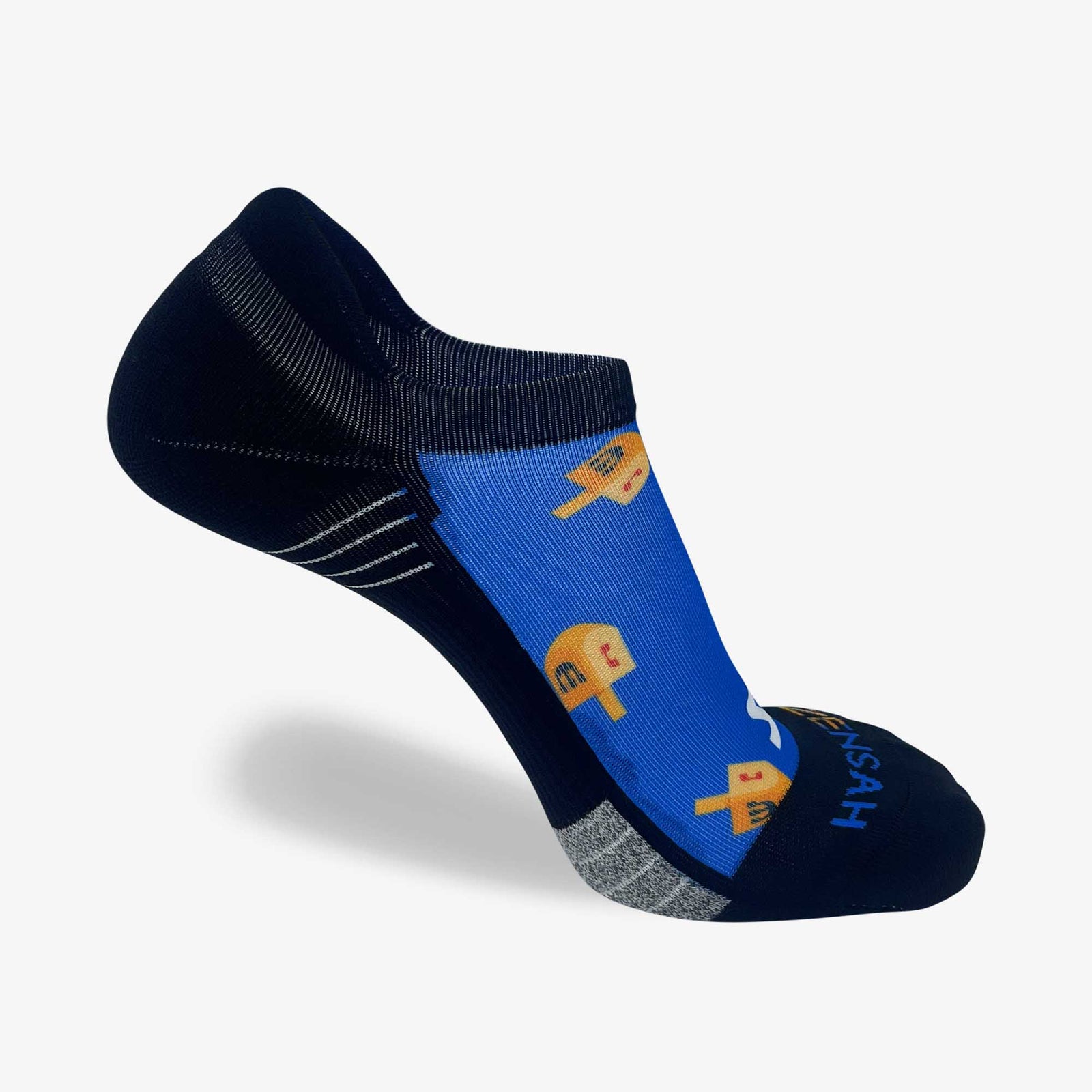 Dreidels Running Socks (No Show)