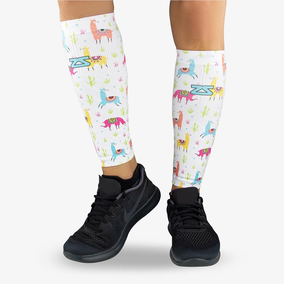 Llamas Compression Leg SleevesLeg Sleeves - Zensah