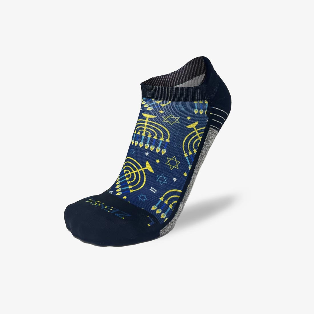 Menorahs and Stars Running Socks (No Show)Socks - Zensah