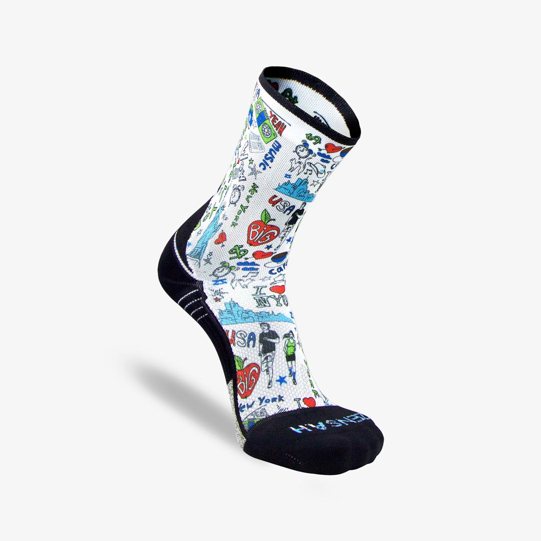 New York Doodle Socks (Mini Crew)Socks - Zensah