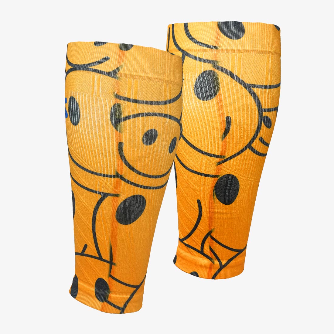 Overlapping Smileys Compression Leg SleevesLeg Sleeves - Zensah