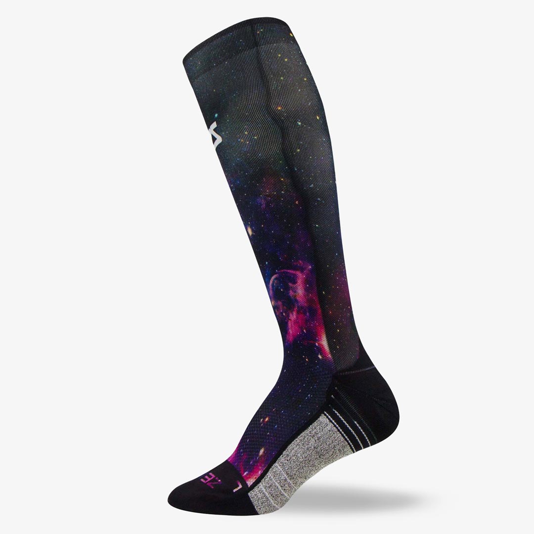 Space Nebula Compression Socks (Knee-High)Socks - Zensah