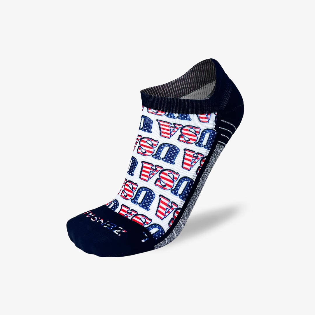 USAs Running Socks (No Show)Socks - Zensah