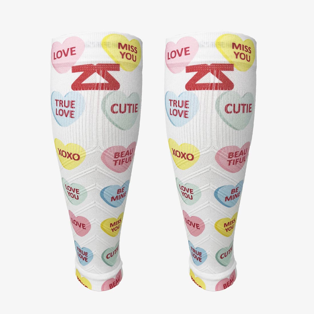 Candy Hearts Compression Leg SleevesLeg Sleeves - Zensah