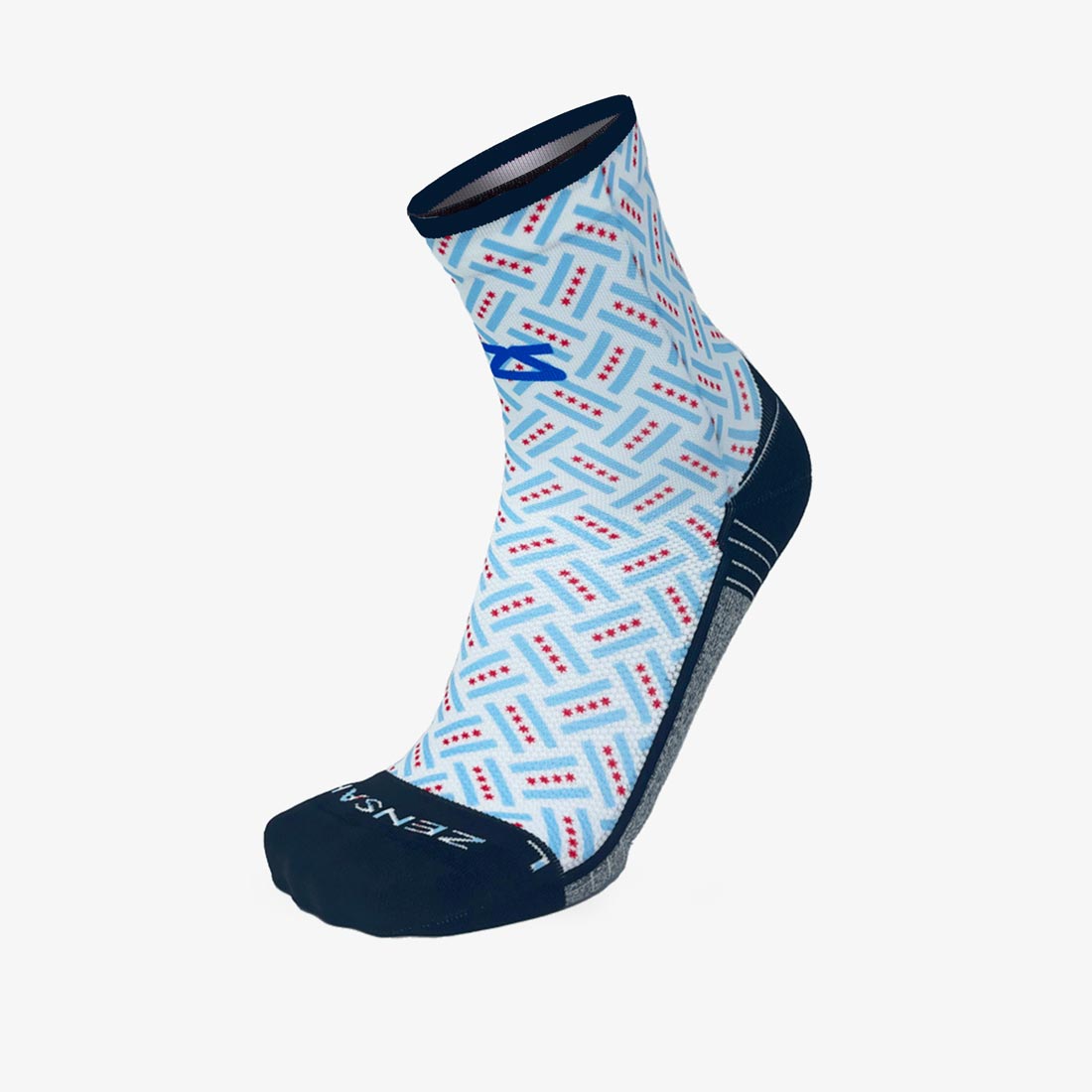 Chicago Flags Socks (Mini-Crew)Socks - Zensah