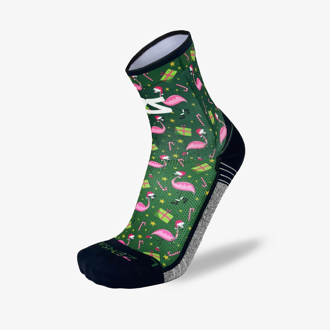Flamingo Santas Socks (Mini-Crew)Socks - Zensah