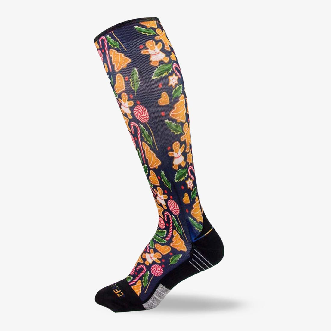 Gingerbread Man Cookies Compression Socks (Knee-High)Socks - Zensah