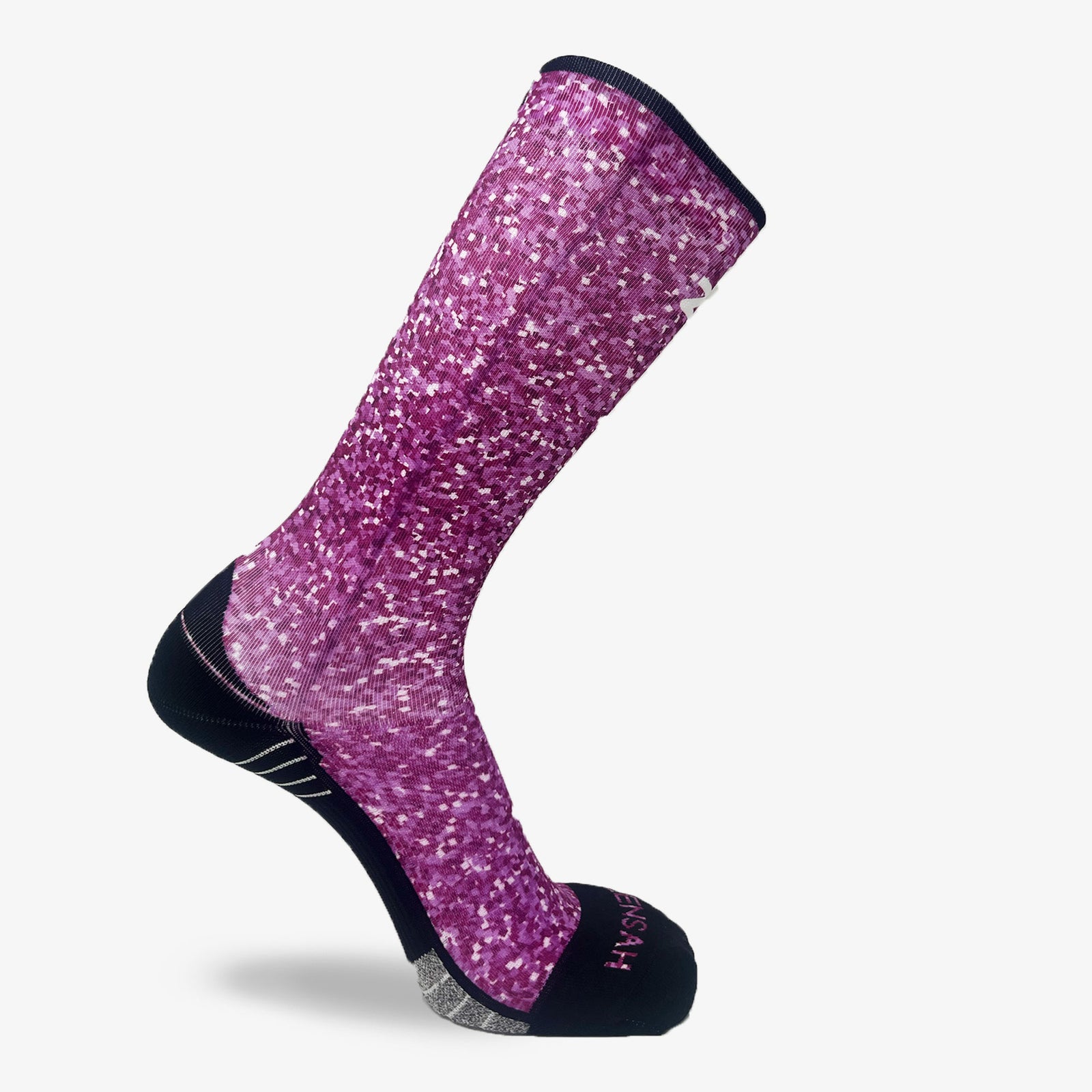 Pink Glitter Compression Socks (Knee-High)