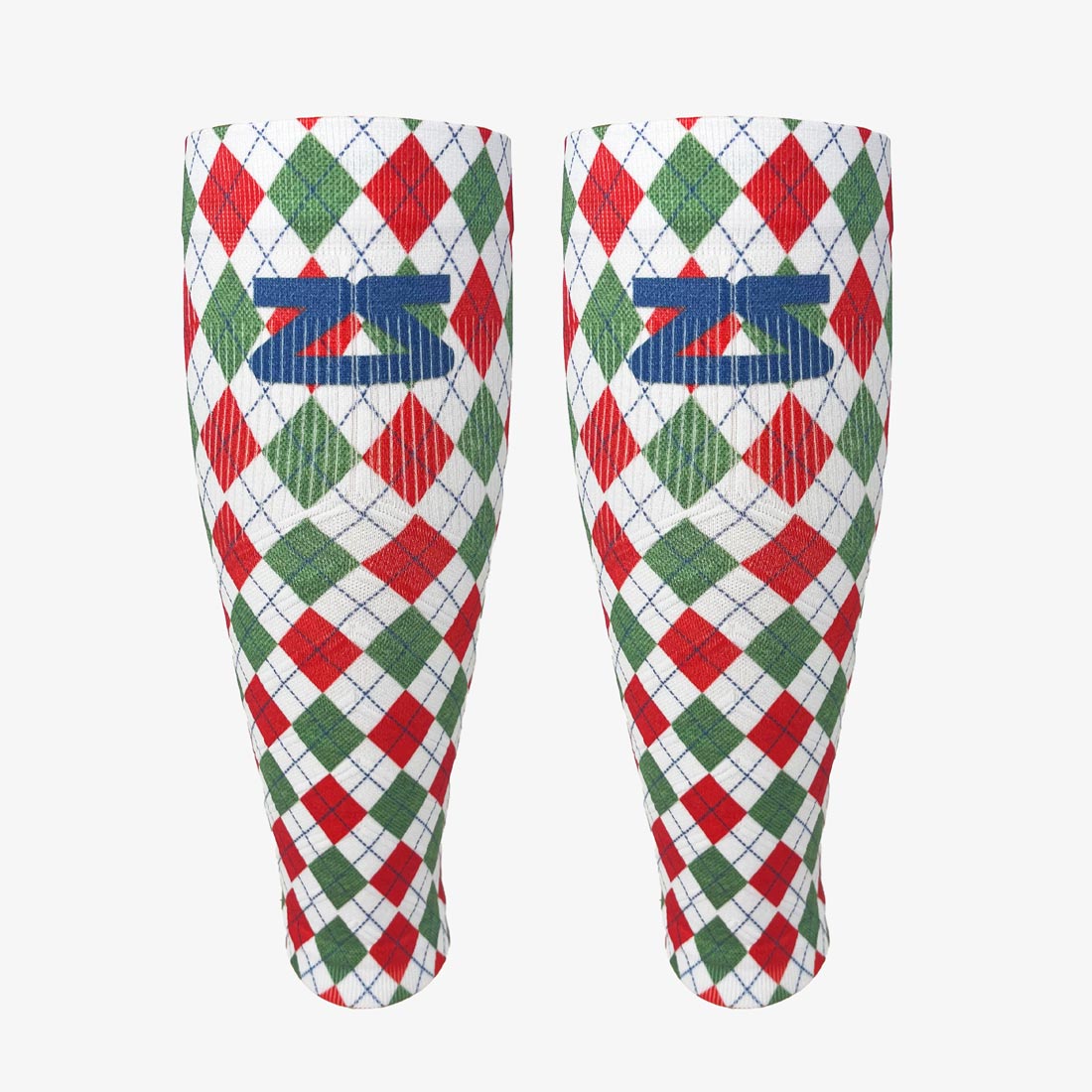 Holiday Argyle Compression Leg SleevesLeg Sleeves - Zensah