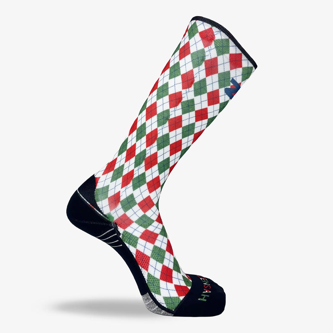 Holiday Argyle Compression Socks (Knee-High)Socks - Zensah
