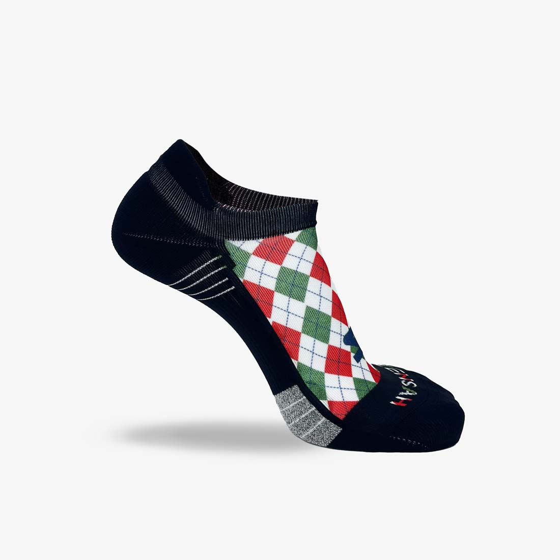 Holiday Argyle Running Socks (No Show)Socks - Zensah