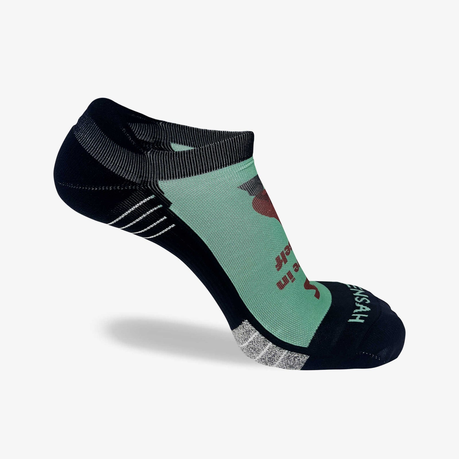 Bigfoot Believe in Yourself Running Socks (No Show)