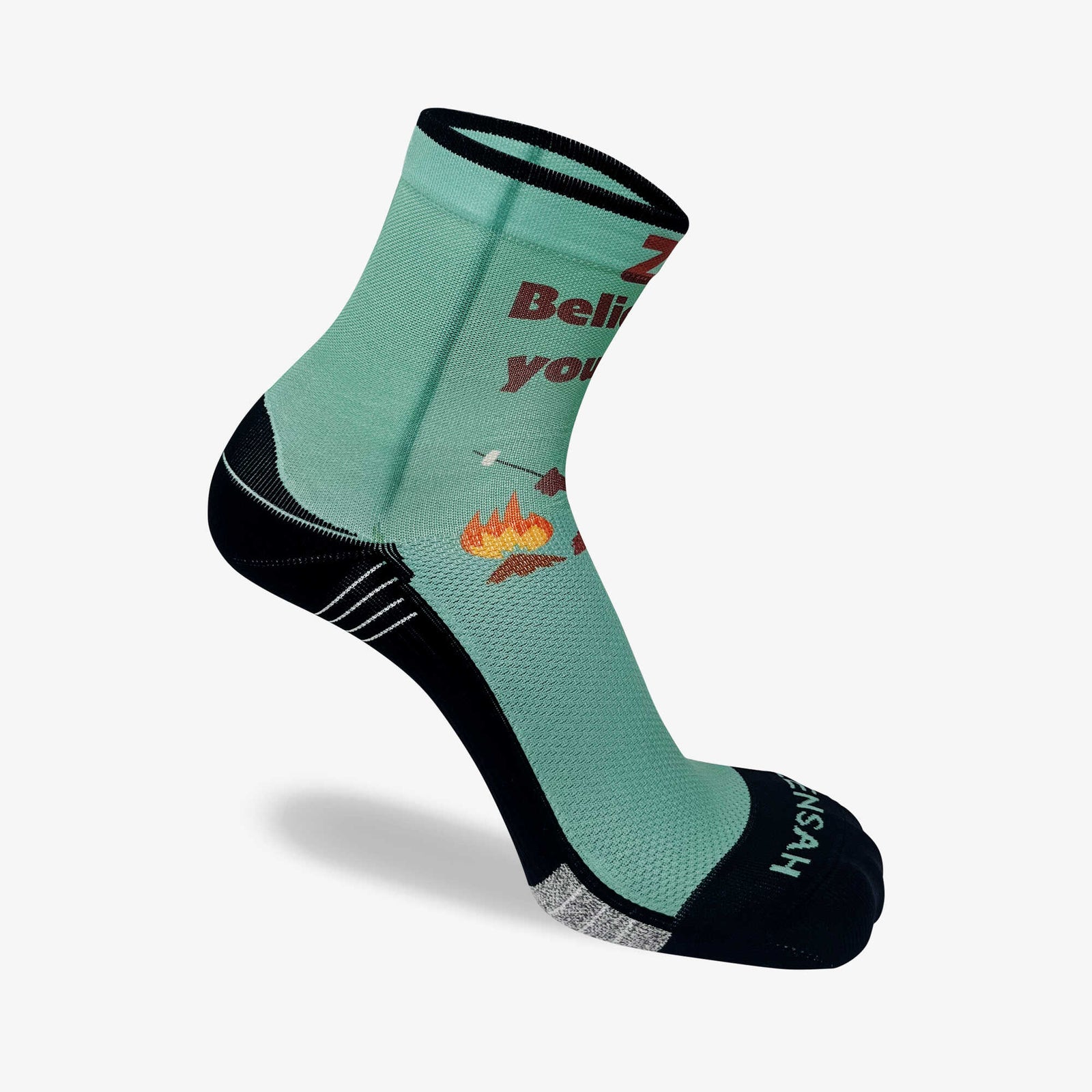 Bigfoot Believe in Yourself Socks (Mini-Crew)