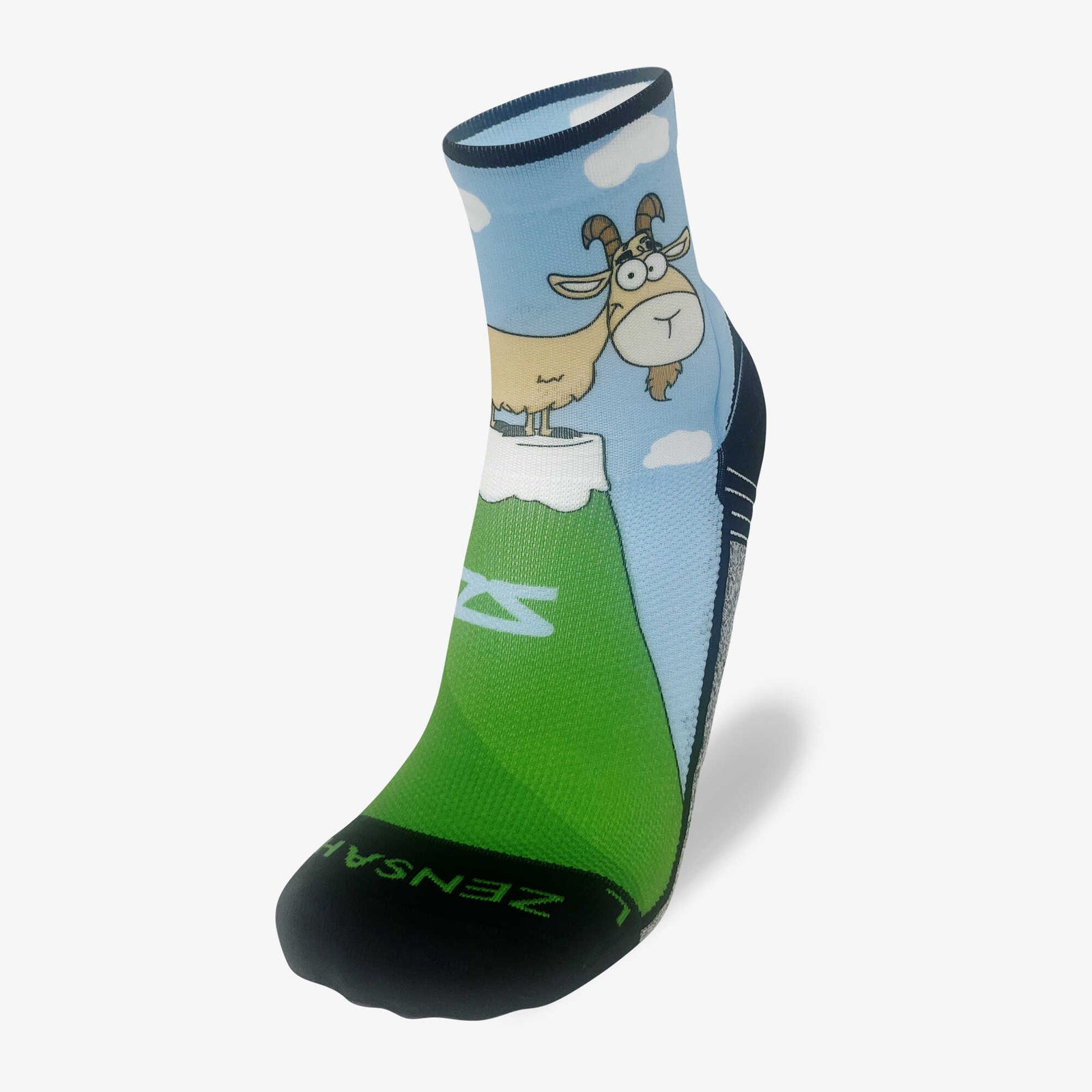 Mountaintop Goat Socks (Mini-Crew)