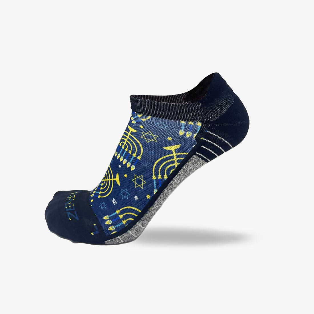 Menorahs and Stars Running Socks (No Show)Socks - Zensah