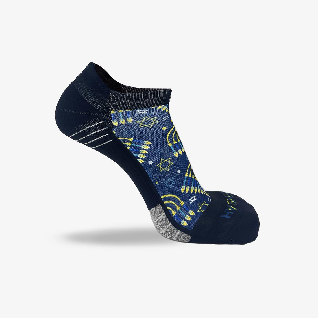 Menorahs and Stars Running Socks (No Show)Socks - Zensah