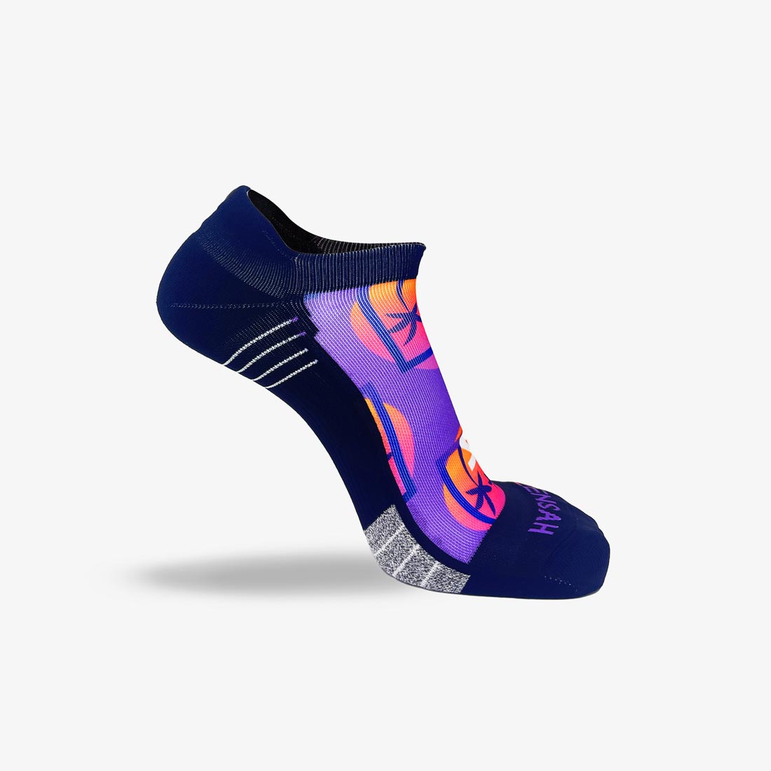 Retro Palms Running Socks (No Show)Socks - Zensah