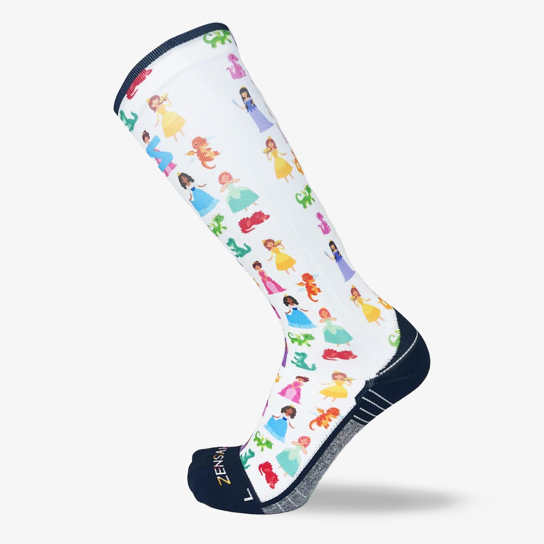 Princesses and Dragons Compression Socks (Knee-High)Socks - Zensah
