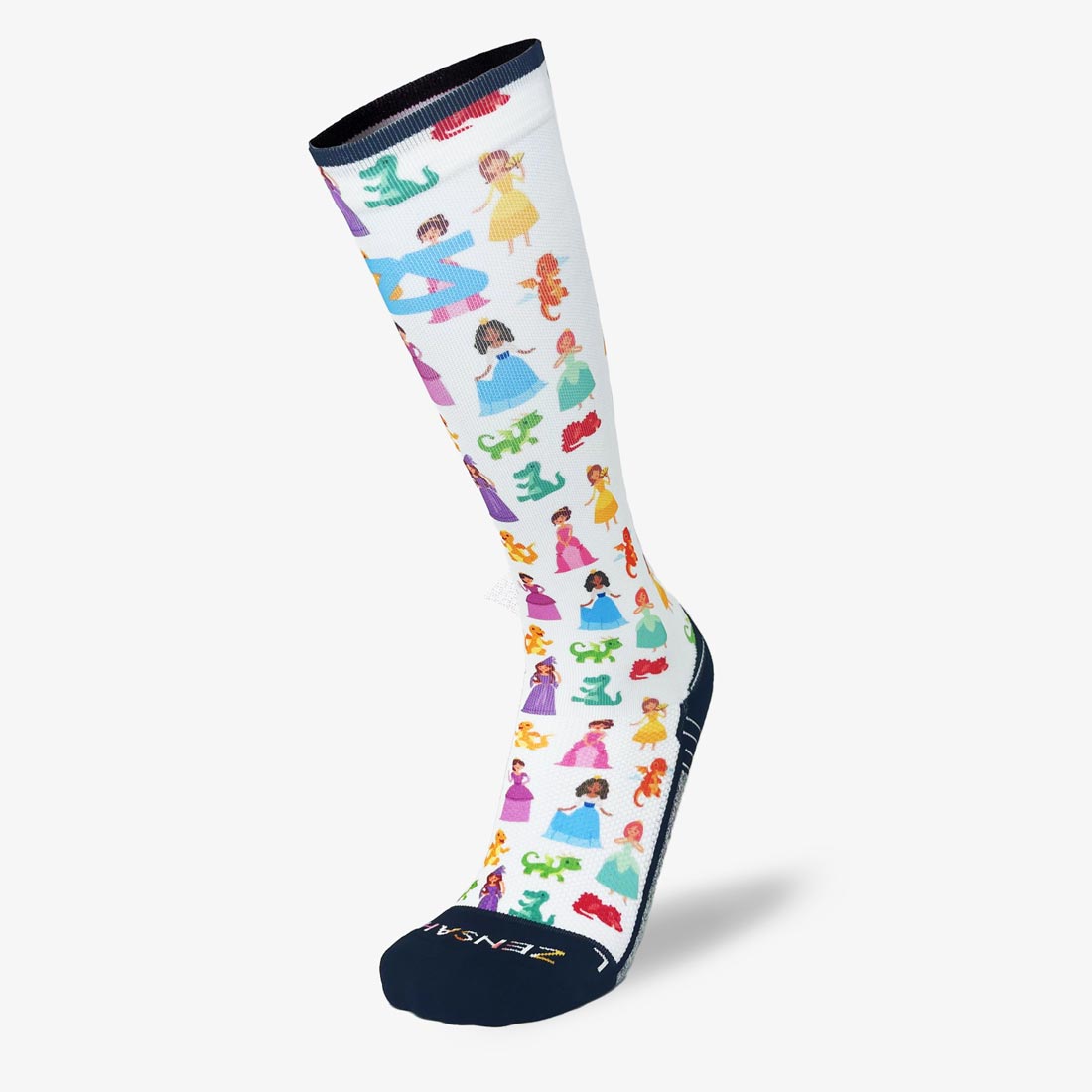 Princesses and Dragons Compression Socks (Knee-High)Socks - Zensah