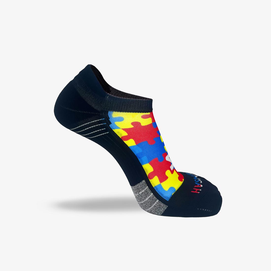 Puzzle Pieces Running Socks (No Show)Socks - Zensah