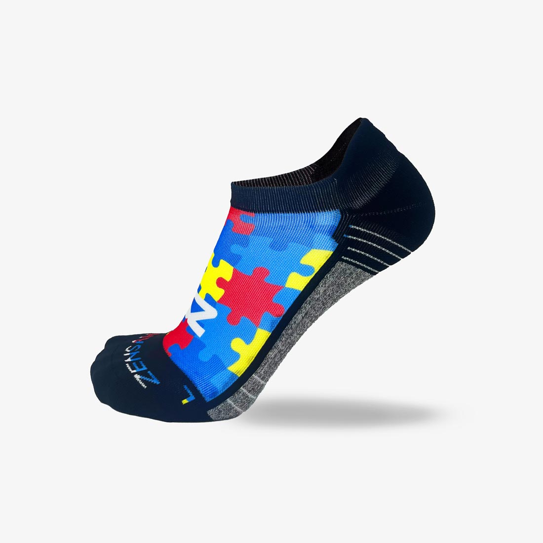 Puzzle Pieces Running Socks (No Show)Socks - Zensah