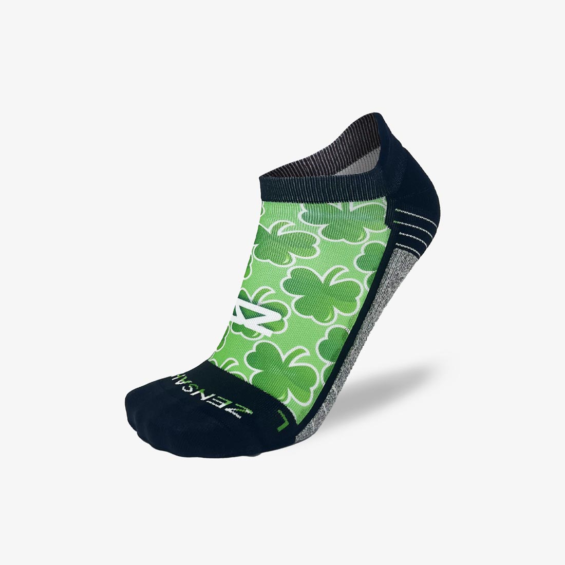 Classic Shamrocks Running Socks (No Show)Socks - Zensah