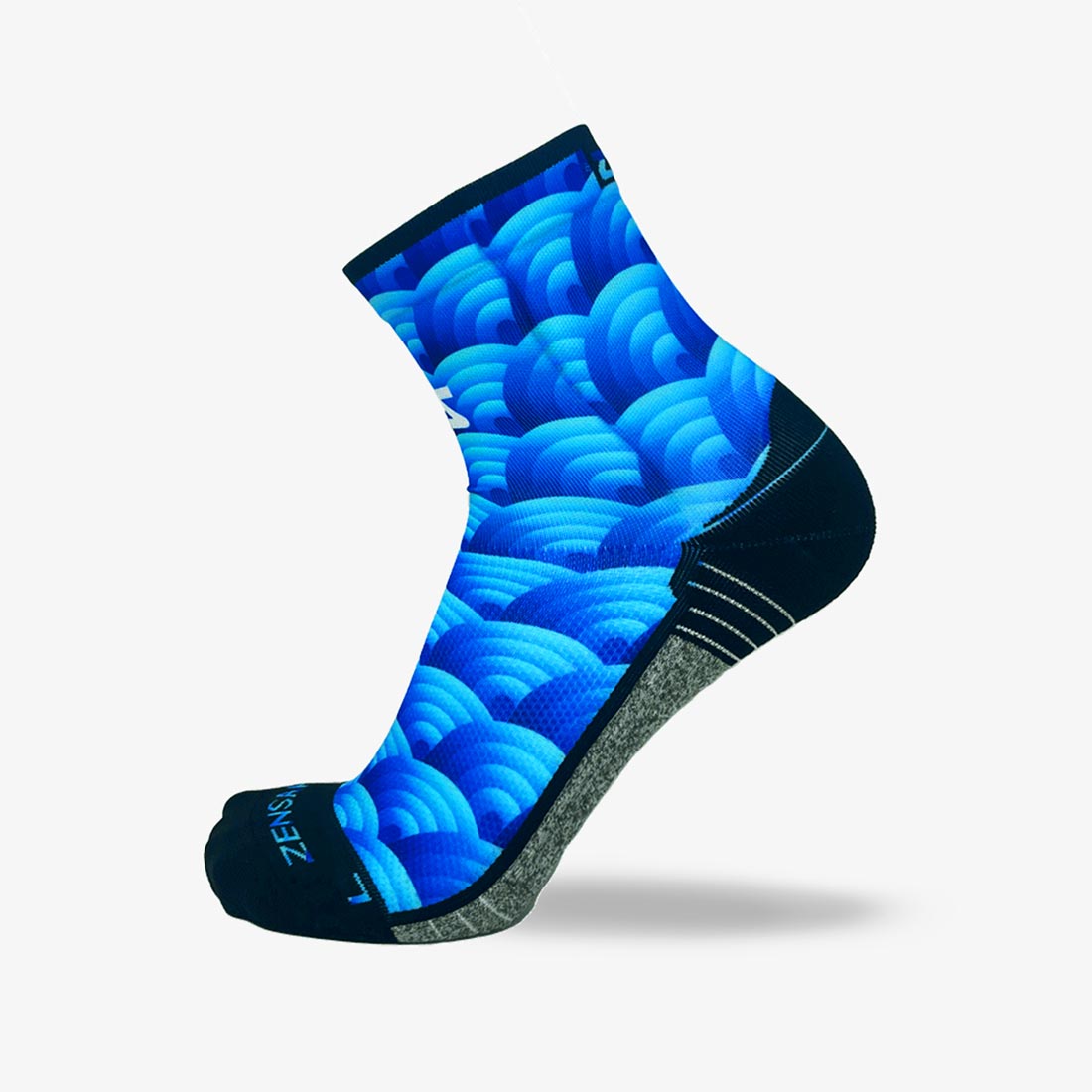 Abstract Wavebows Socks (Mini-Crew)Socks - Zensah