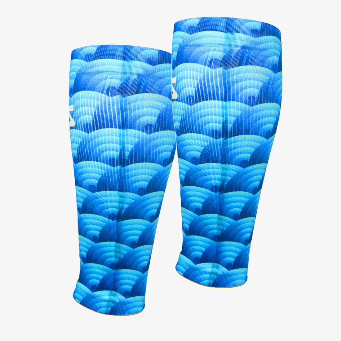Abstract Wavebows Compression Leg SleevesLeg Sleeves - Zensah