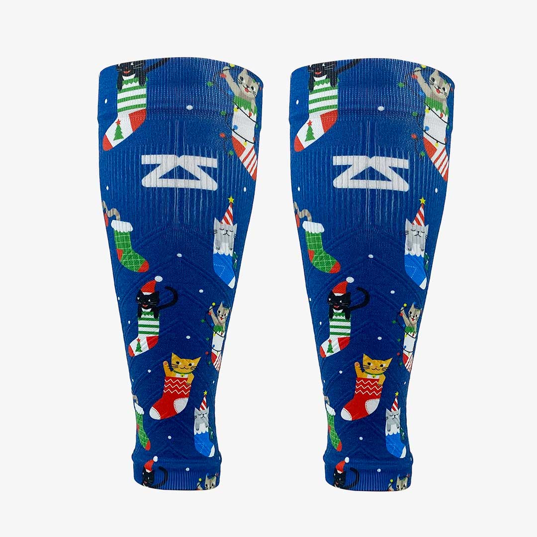 Xmas Cats Compression Leg SleevesLeg Sleeves - Zensah
