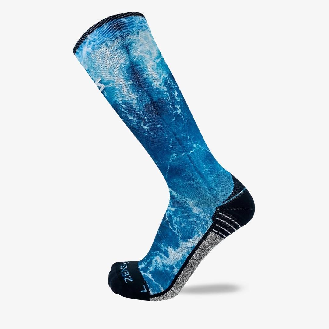 Ocean Compression Socks (Knee-High)Socks - Zensah