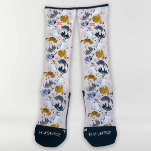 Cats Compression Socks (Knee-High)Socks - Zensah