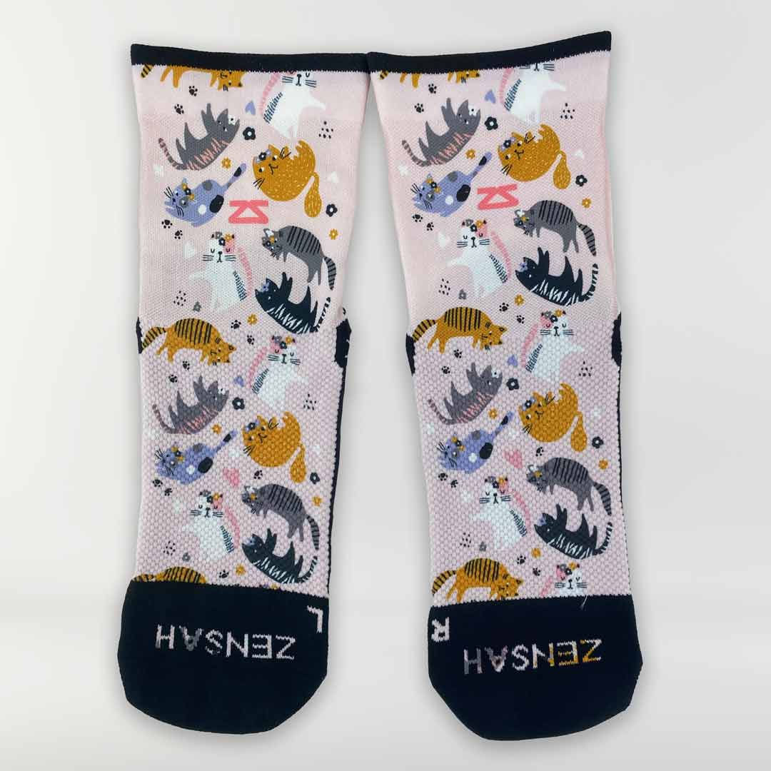 Cats Socks (Mini-Crew)Socks - Zensah