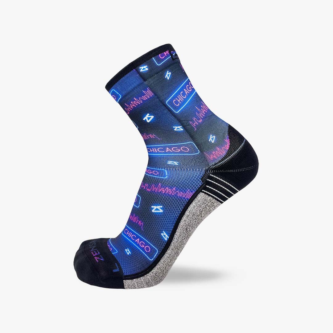 Neon Chicago Socks (Mini-Crew)Socks - Zensah
