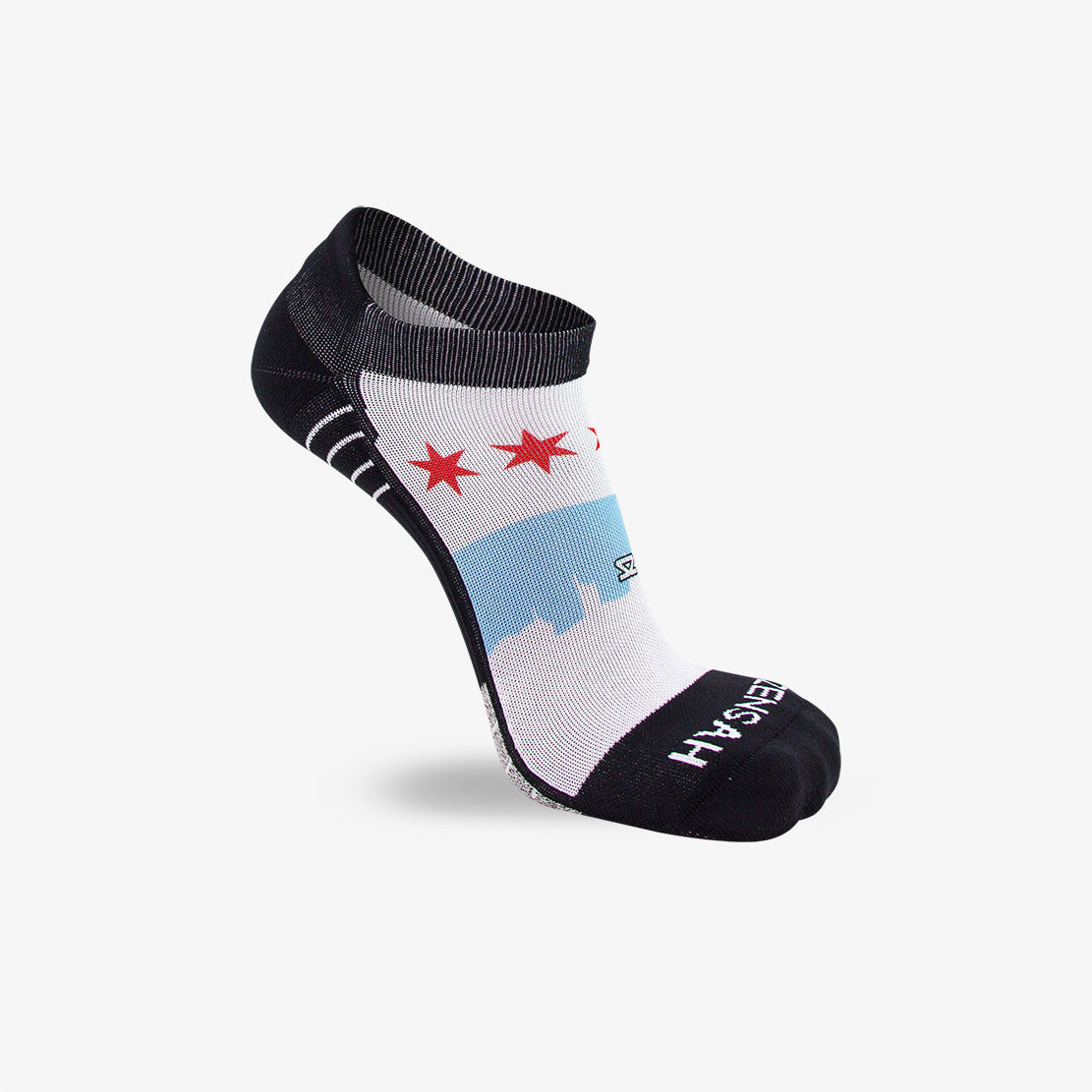 Chicago Flag Skyline Socks (No Show) - Zensah