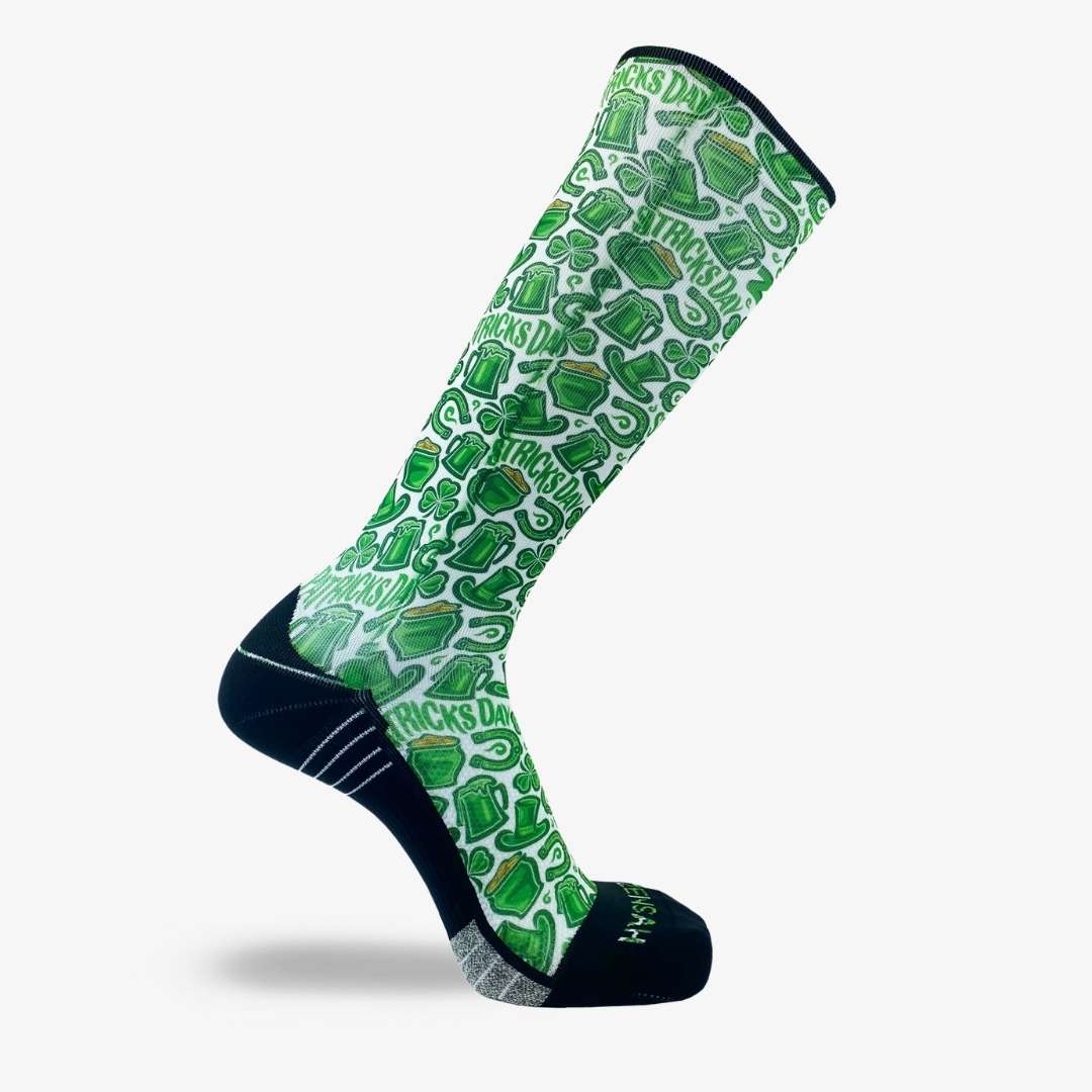 Clovers and Beer Compression Socks (Knee-High)Socks - Zensah