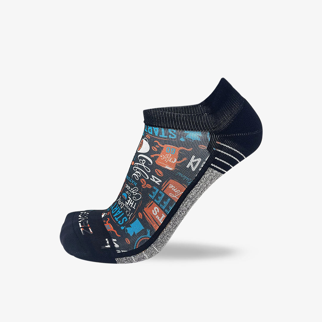 Coffee Doodle Running Socks (No Show)Socks - Zensah