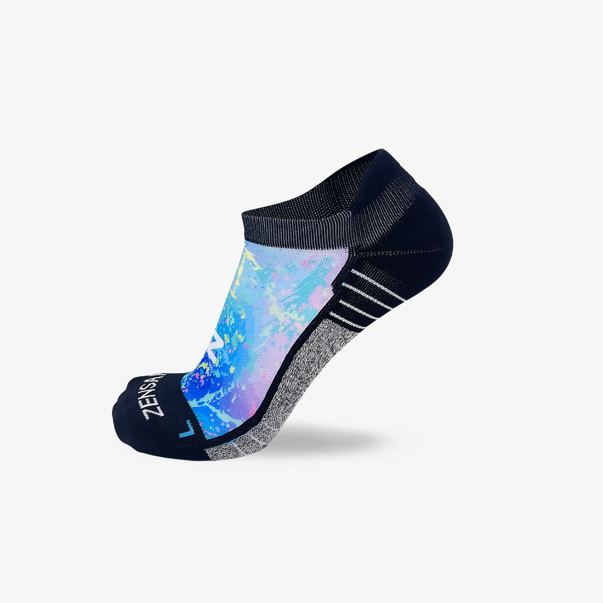 Color Splatter Running Socks (No Show)Socks - Zensah