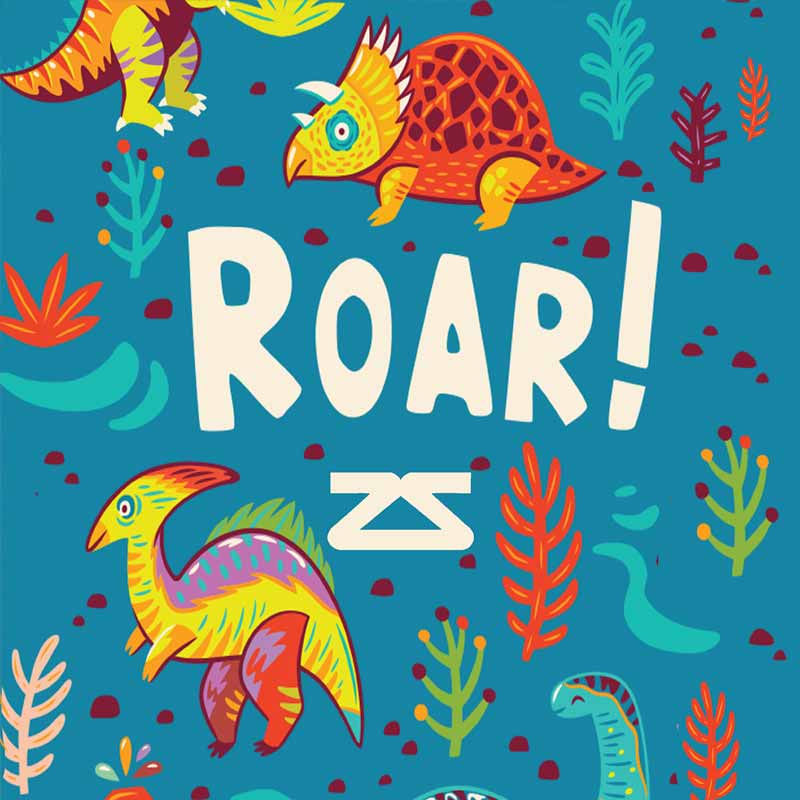 Dinosaurs Multi-Use Neck Gaiter & Headwear - Zensah