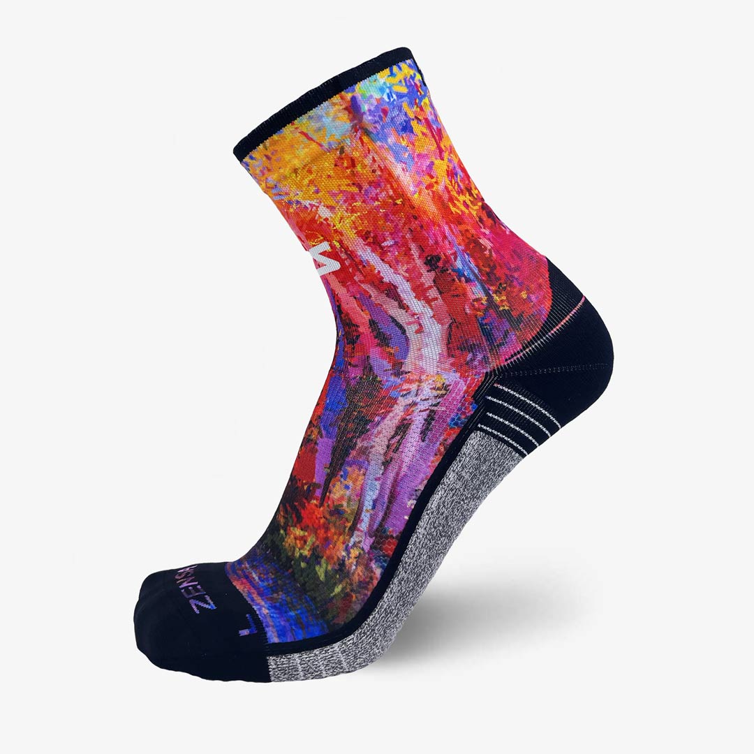 Fall Trees Socks (Mini-Crew)Socks - Zensah