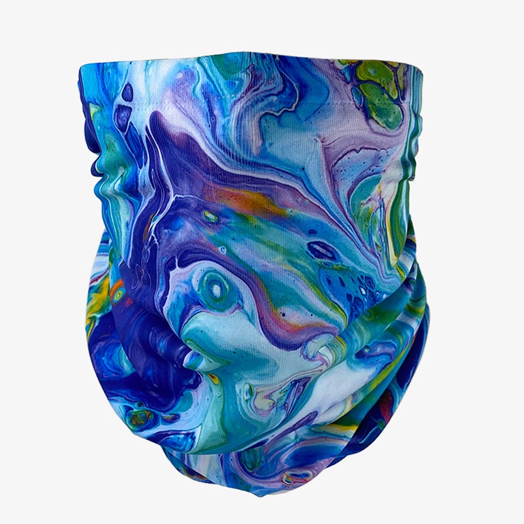 Fluid Art Multi-Use Neck Gaiter & Headwear - Zensah