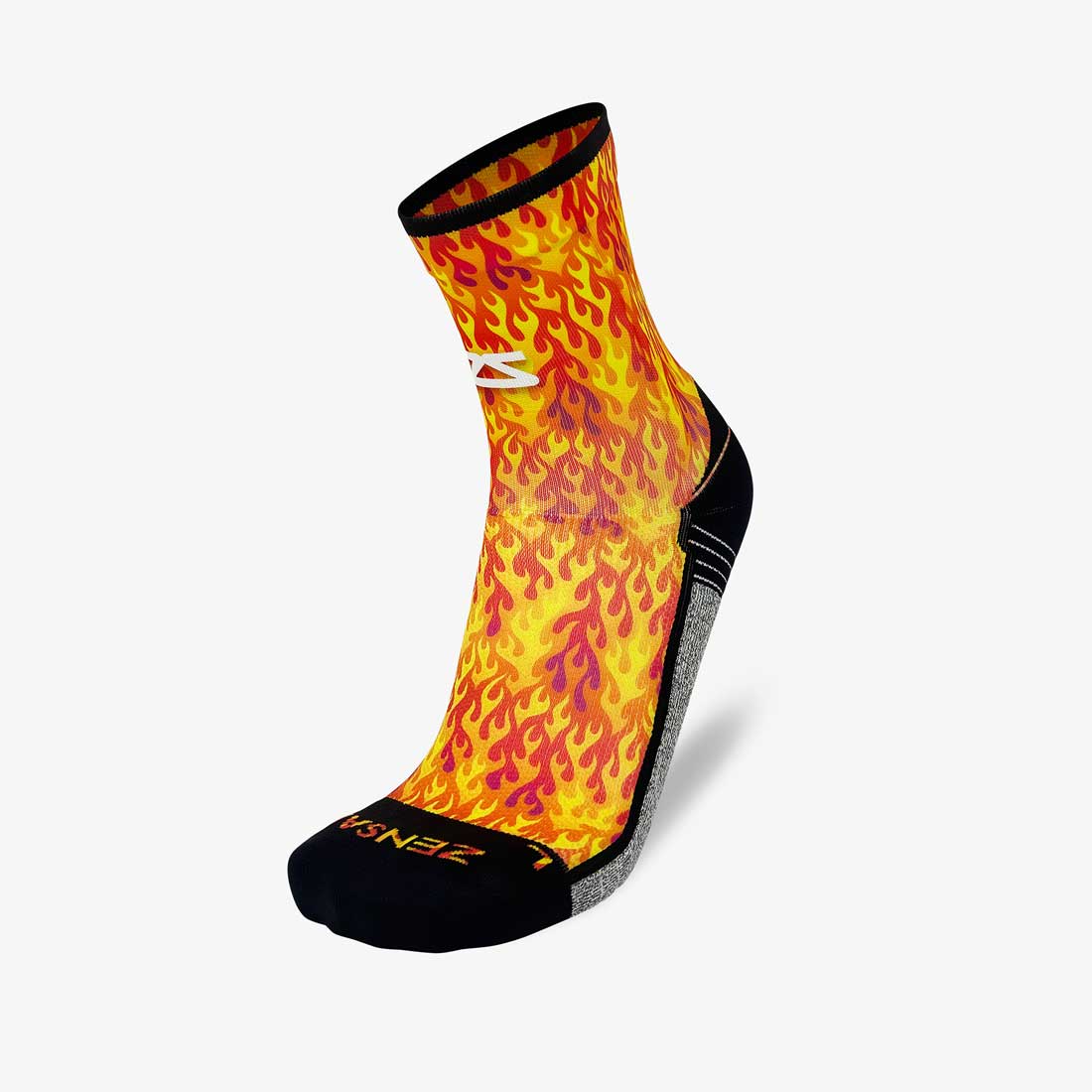 Flames Socks (Mini-Crew)Socks - Zensah
