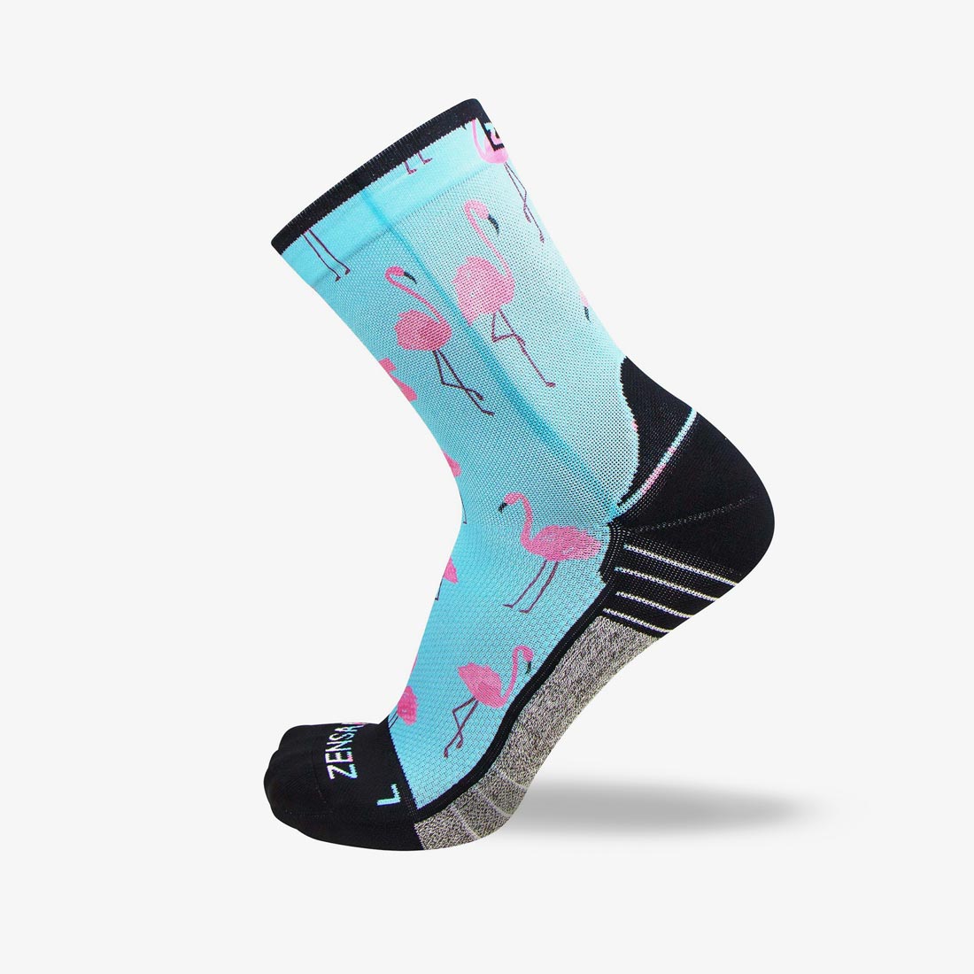 Pink Flamingos Socks (Mini-Crew)Socks - Zensah