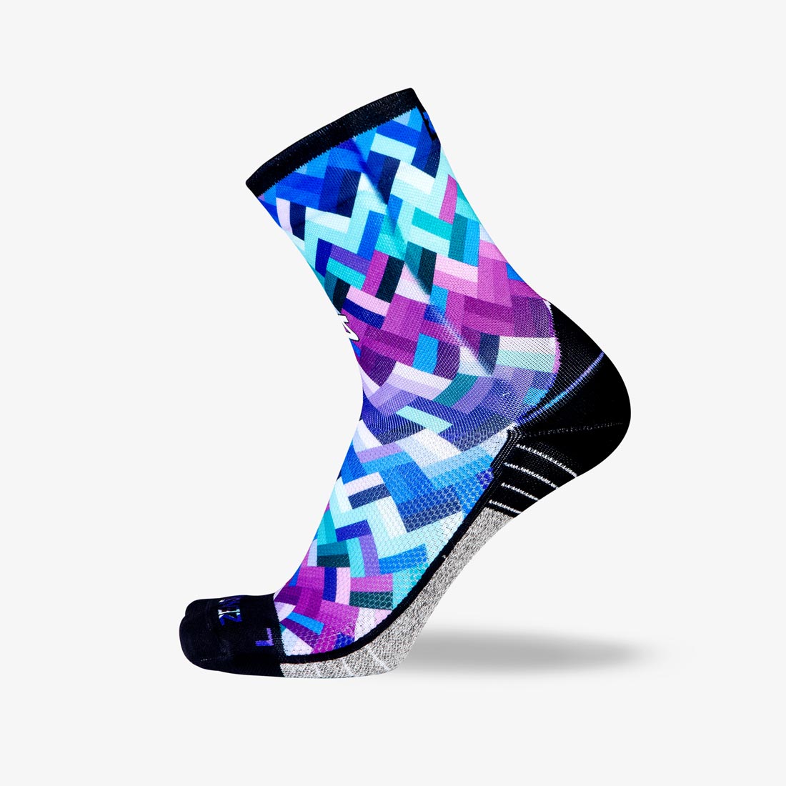 Geo Waves Socks (Mini Crew)Socks - Zensah